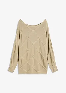 Pull à motif torsadé horizontal, bonprix