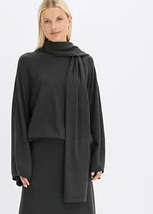 Pull en fine maille de viscose mélangée, bonprix