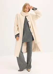 Manteau doux et oversize, viscose mélangée, bonprix