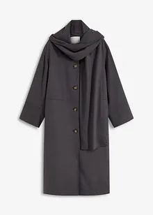 Oversize-Mantel aus softem Viskose-Mix mit zwei dezenten Nahttaschen, bonprix