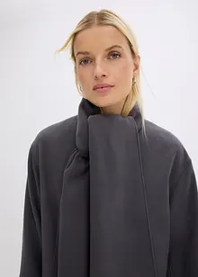 Manteau doux et oversize, viscose mélangée, bonprix