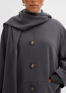 Manteau doux et oversize, viscose mélangée, bonprix