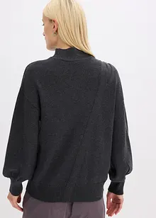 Pull à boutonnage asymétrique, bonprix