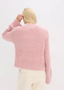 Pull boxy en maille poilue moelleuse, bonprix