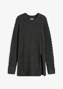 Longpullover aus fließendem Viskose-Mix, bonprix