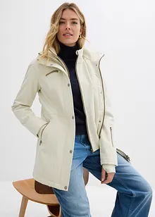 wasserabweisende Stretch-Softshell-Longjacke, bonprix