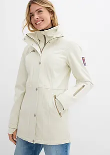 wasserabweisende Stretch-Softshell-Longjacke, bonprix
