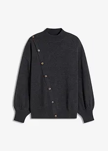 Pullover mit Knopfleiste, bonprix