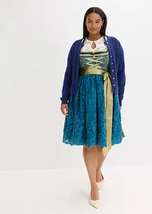 Dirndl mit Pailletten Schürze (2-tlg.Set), bonprix