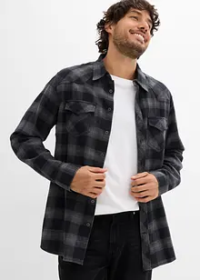 Flanellhemd aus reiner Baumwolle, bonprix