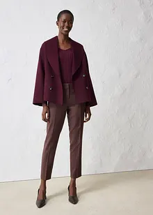 Pantalon étroit en laine mélangée, bonprix