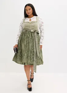 Dirndl mit Pailletten Schürze (2-tlg.Set), bonprix