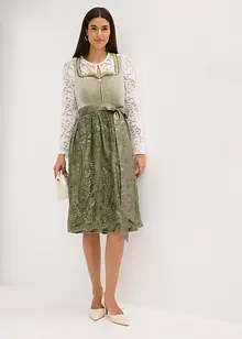 Dirndl mit Pailletten Schürze (2-tlg.Set), bonprix