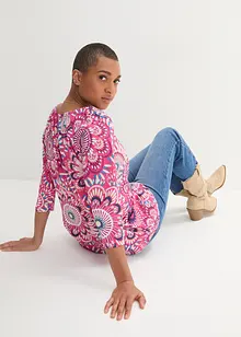 T-shirt manches 3/4, 100% coton, bonprix