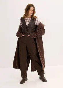 Gilet sans manches enduit, aspect vieilli, bonprix