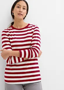T-shirt rayé 100% coton, bonprix