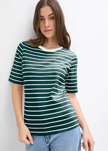 T-Shirt aus reiner schwerer Bio-Baumwolle, bonprix