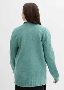 Gilet long en maille, bonprix