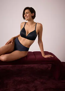 Lot de 2 strings taille haute en matière brillante, bonprix