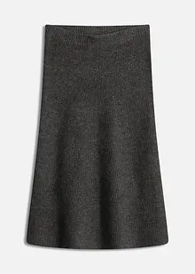 Jupe midi en maille, bonprix