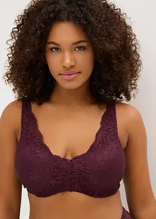 Soutien-gorge à coques avec dentelle, bretelles rembourrées, bonprix