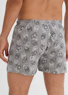 weite Boxershorts mit Bio-Baumwolle (3er Pack), bonprix