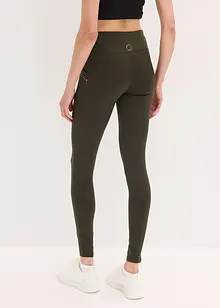 Thermo-Leggings mit reflektierenden Details und Handytasche, bonprix