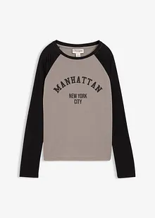 T-shirt manches longues en jersey, bonprix