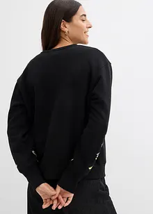 Sweat en coton mélangé, bonprix