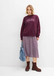 Oversize-Sweatshirt aus Baumwoll-Mix, bonprix