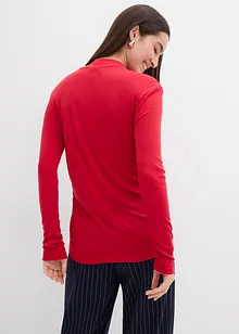 Rippshirt mit Raffung, bonprix