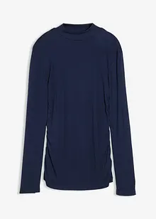 T-shirt côtelé à fronces, bonprix