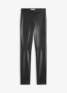 Lederimitat-Hose im Punto di Roma Mix, bonprix