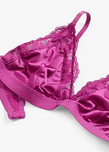 Soutien-gorge bralette en matière brillante, bonprix