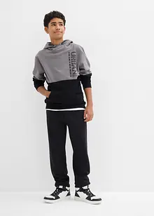 Lot de 2 pantalons de jogging doux en coton mélangé, bonprix