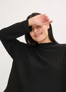 Weit geschnittener Loungewear Hausanzug aus weicher Rippe, bonprix