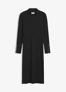 Ripp-Jerseykleid aus Viskose-mix, bonprix