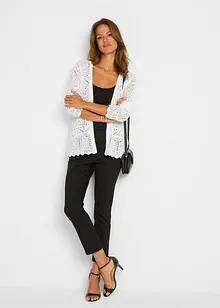 Ajour-Strickjacke, bonprix