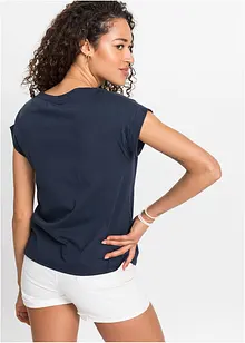 T-Shirt mit floralem Print, bonprix