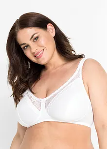 Lot de 2 soutiens-gorge coton sans armatures, bonprix