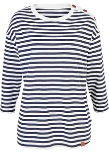 Langarmshirt, Oversized mit Knöpfen, bonprix