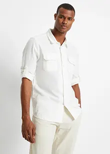 Chemise en lin majoritaire, bonprix