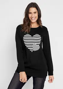 Baumwoll-Langarmshirt, bedruckt, bonprix
