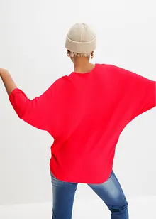 Pull côtelé oversize en viscose mélangée, bonprix