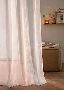 Gardine mit recyceltem Polyester und feiner Struktur (1er Pack), bonprix
