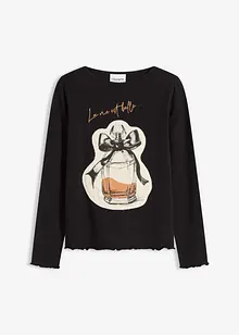 Langarmshirt aus Baumwollstretch, bonprix