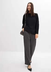 Langarmshirt mit Struktureffekt, bonprix