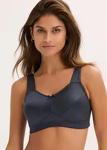 Soutien-gorge grand maintien sans armatures en polyamide brillant, bretelles rembourrées, bonprix