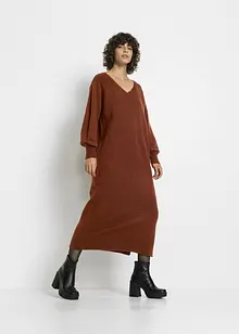 Robe oversize en maille, longueur midi, bonprix