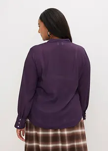 Chiffonbluse mit abnehmbarer Schluppe, bonprix